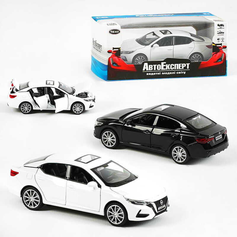 Машинка 47015 (96/2) "Авто Експерт", 2 види, металопластик, 1:32, звук, світло, інерція, рухомі елементи, в коробці