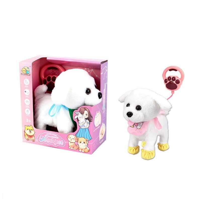 Улюбленець 8832-71 (48/2) "Собачка", на повідці, звук, музика, ходить, реагує на дотик та оплески, повторює фрази, в коробці