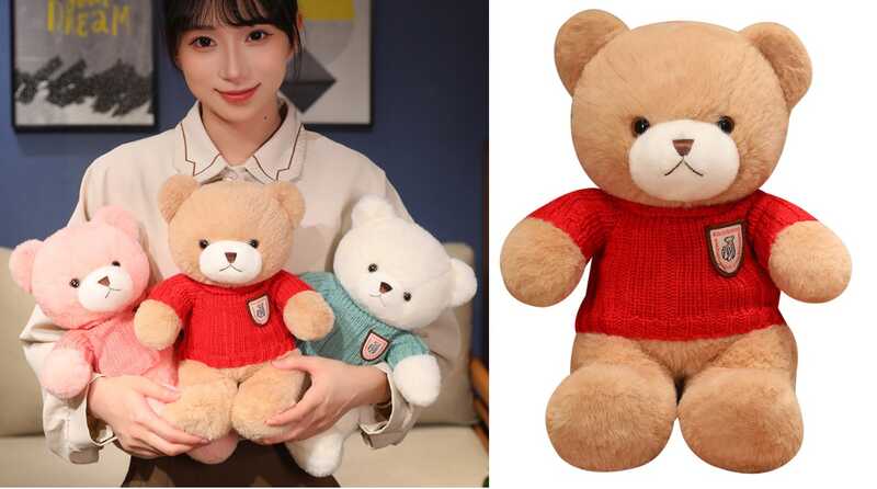 М`яка іграшка M 18533 (80) 4 кольори, “Ведмедик”, висота: 28 см, ВИДАЄТЬСЯ МІКС