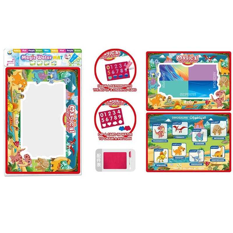 Текстильна водна розмальовка Z 189-4 E (288/2) водний маркер, трафарет, в пакеті