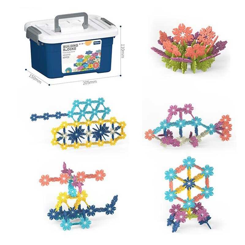 Конструктор C 2733 (72/2) 80 деталей, коліщатка, в боксі