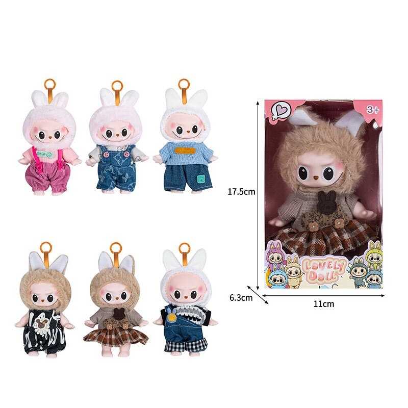 М'яка іграшка-брелок JZ 774 C9 (240/2) герой, пластикове тіло, знімний одяг, кільце для підвішування, в коробці, ВИДАЄТЬСЯ ТІЛЬКИ МІКС ВИДІВ