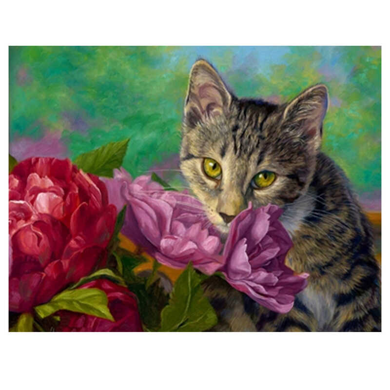 Алмазна мозаїка JS 24661 (50) "TK Group", "Тварини", 30х20 в коробці