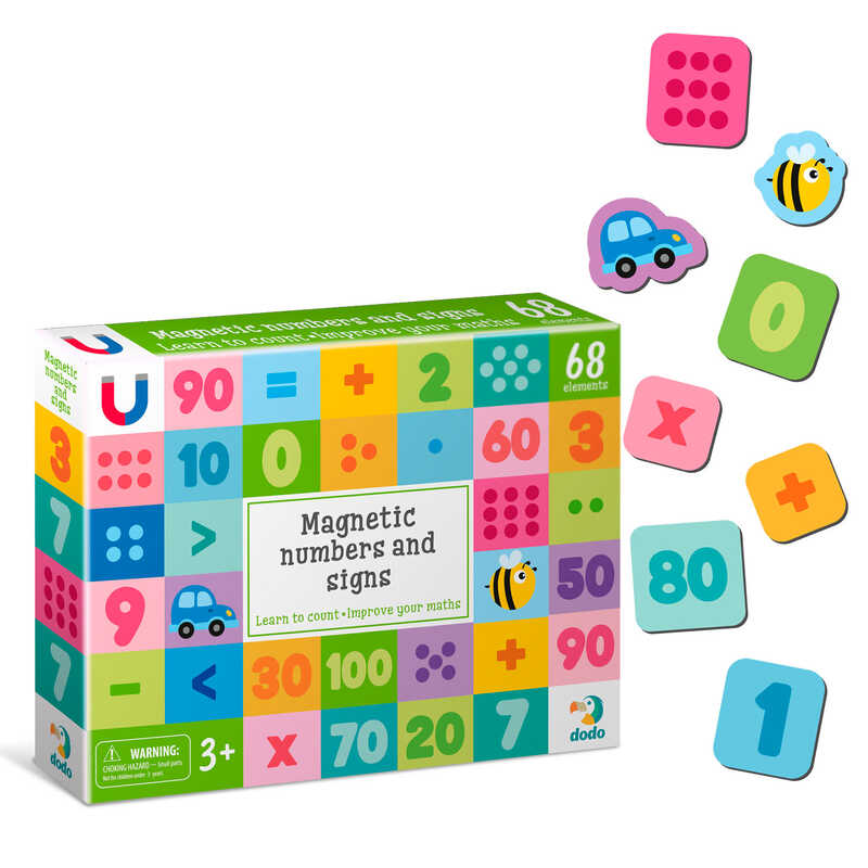 гр Магнітні цифри і знаки. Великий набір 200274 (48) "Dodo"