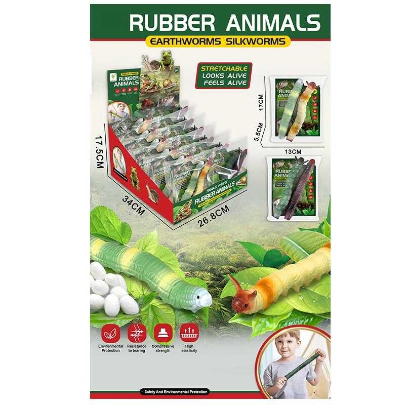 Тягучка 6006 C (18/2) ЦІНА ЗА 20 ШТУК В БЛОЦІ, гумові гусені, в коробці