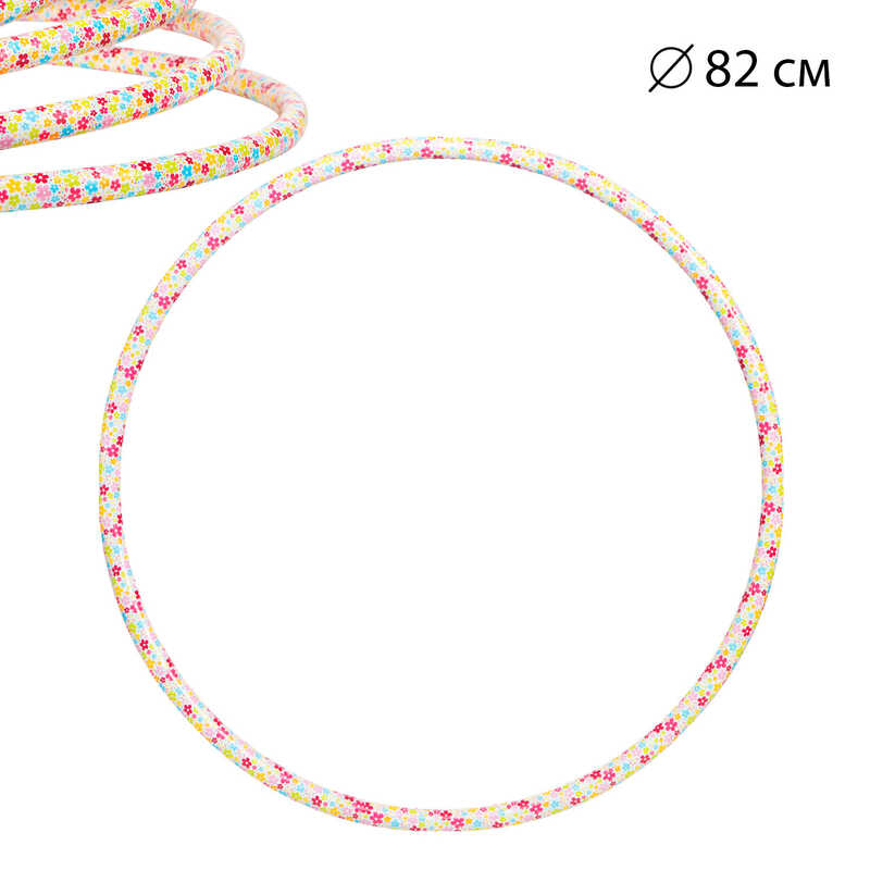 гр Обруч "Квітонька №3" 0193 (1) ЦІНА ЗА 10 ШТУК В УПАКОВЦІ, d=82 см, "Bamsic"