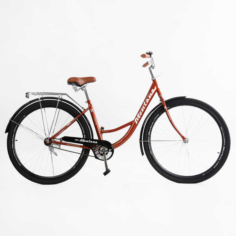 Велосипед міський Corso «Montana» 28`` MT-28366 (1) одношвидкісний, сталева рама 20``, багажник