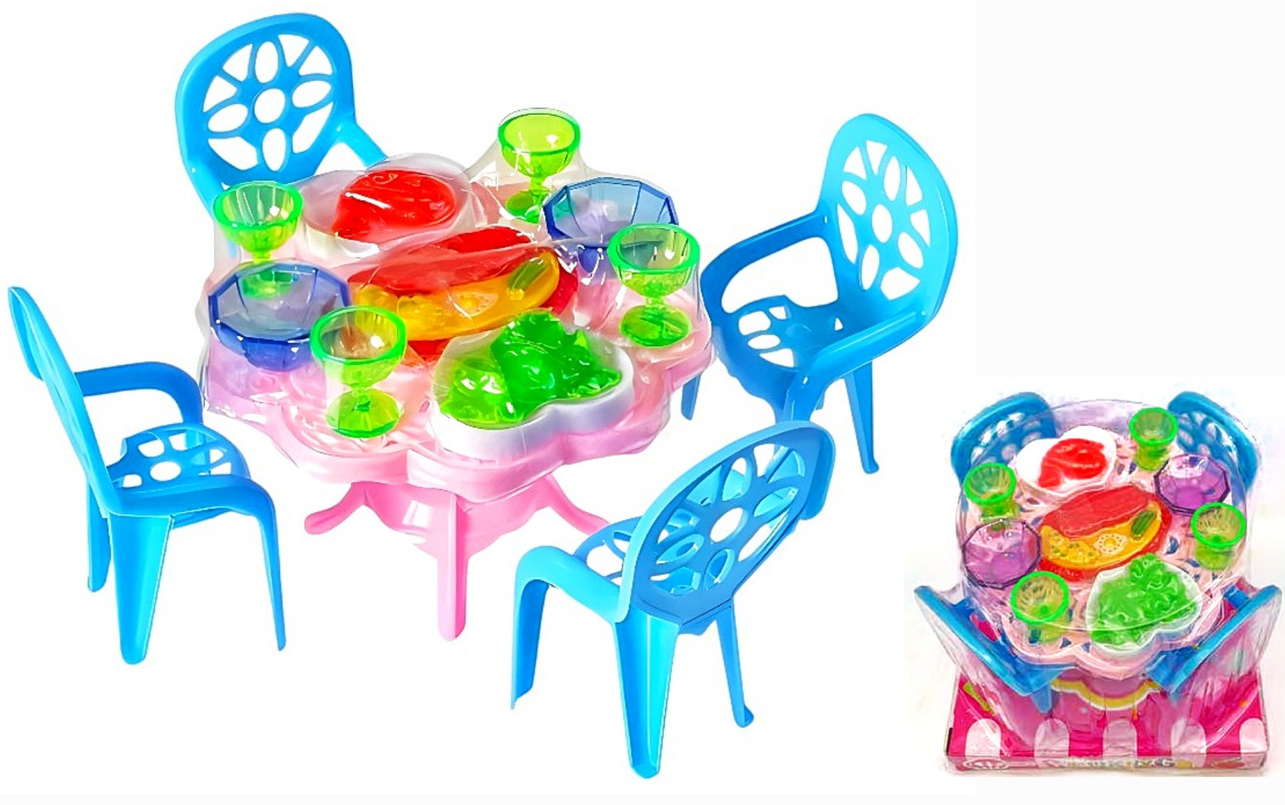 Їдальня 77-96 , слюда, стол , стулья, посуда