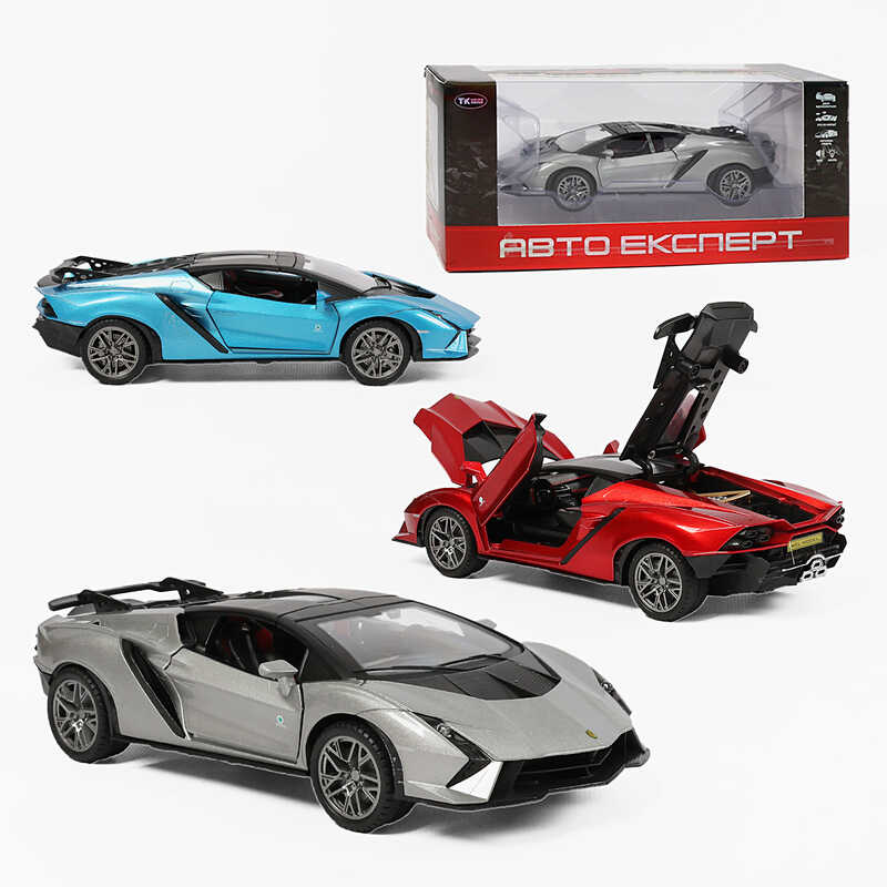 Машинка TX-32703 (48/2) "Авто Експерт", 3 кольори, металопластик, масштаб 1:22, світло, звук, інерція, відчиняються двері, багажник та капот, в коробці, ВИДАЄТЬСЯ ТІЛЬКИ МІКС ВИДІВ