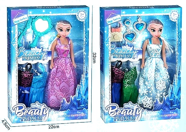 Лялька «Frozen» , MY 3206 А , висота 26 см, 2 види , аксесуари, одяг, в коробці