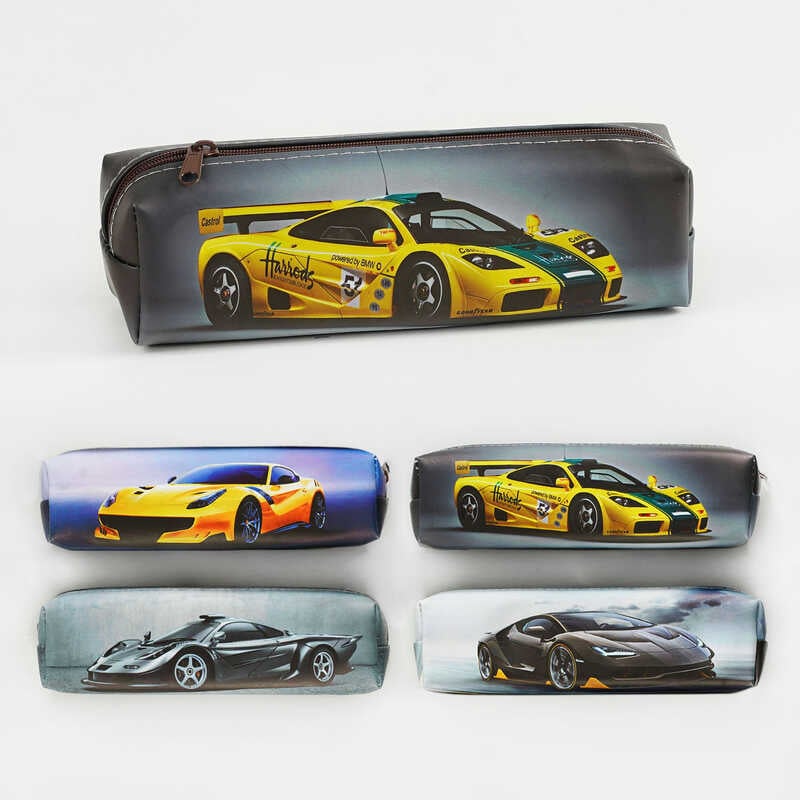 Пенал D 35190 (432) 4 види, “Машина”, м’який, у слюді, ВИДАЄТЬСЯ ТІЛЬКИ МІКС ВИДІВ