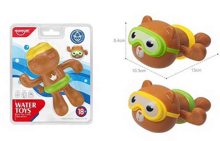 Водоплавна гра HE 8053 (72) 2 види, заводний механізм, в слюді