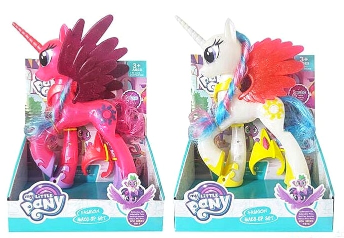 Поні - єдиноріг 025 , 2 кольори, підсвічування, пісенька англійською мовою, в коробці