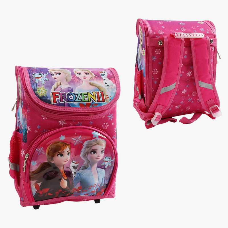 Рюкзак шкільний каркасний С 43556 (36) 1 відділення, 1 зовнішній карман, 3D принт, ортопедична спинка, в пакеті