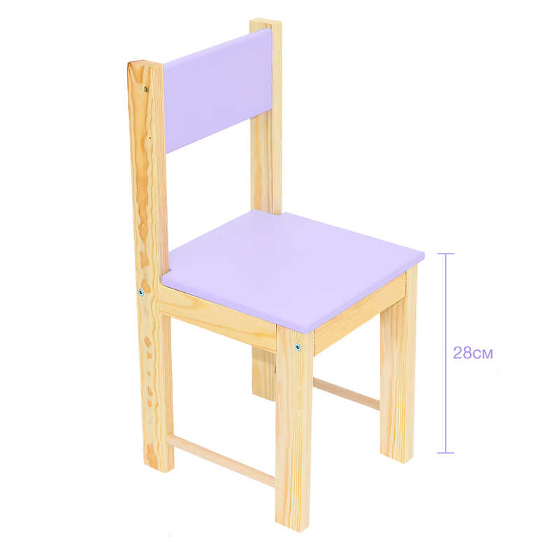 гр Стільчик №28 фіолетовий, дитячий (1) 20424 "Ігруша"