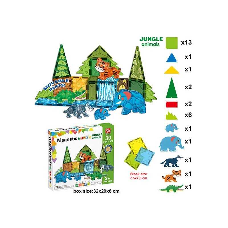 Магнітний конструктор SQ 68001-2 (16) 30 деталей, в коробці