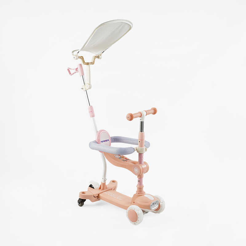 Самокат 5в1 "Skyper" BT-39904 (8) колеса PU125х40мм зі світлом, укр озвучування та підсвічування платформи,с ДОП. КОЛЕСАМИ, захисний бампер, в коробці