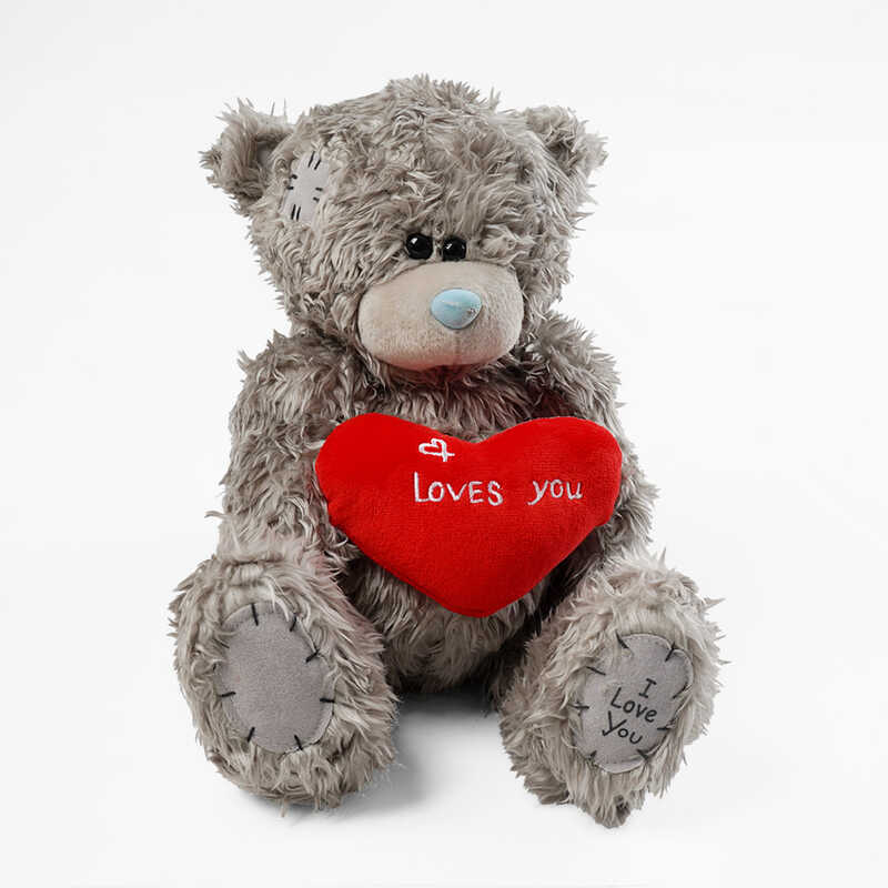 М'яка іграшка M 12469 (116) “Ведмедик”, висота 30 см