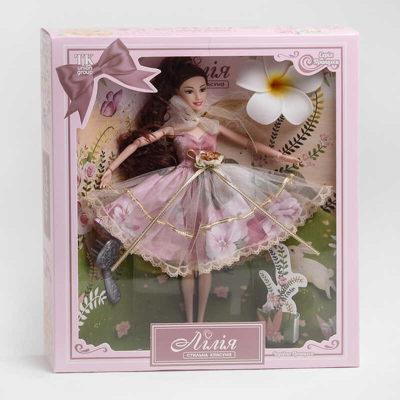 Лялька Лілія ТК - 87605 (36) "TK Group", "Чарівна принцеса", аксесуари, в коробці