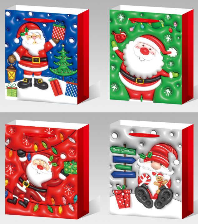 Пакет подарунковий C 69535 (480) 4 види, СЕРЕДНІЙ, ВИДАЄТЬСЯ ТІЛЬКИ МІКС ВИДІВ