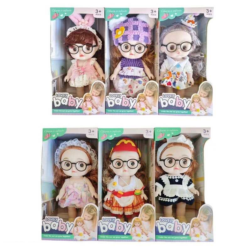 Лялька ZS 12 C (72) висота - 27 см, вінілова, рухомі кінцівки, музичний чіп, пісня англійською мовою, знімний одяг, окуляри, в коробці, ВИДАЄТЬСЯ ТІЛЬКИ МІКС ВИДІВ