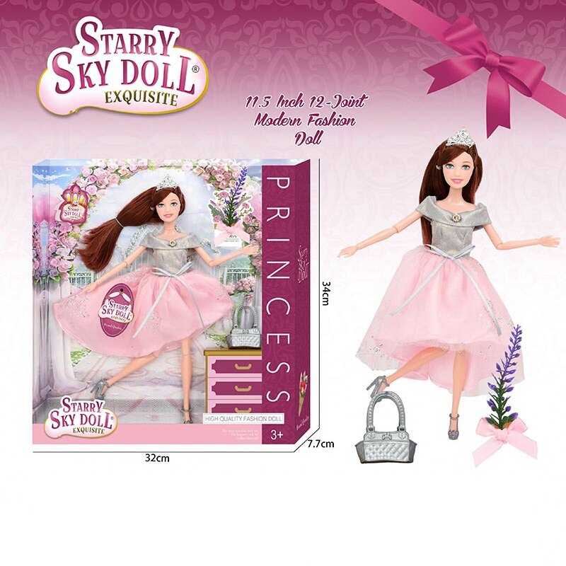 Лялька SK 026 B (48/2) висота 30 см, взуття, прикраса, аксесуар, в коробці