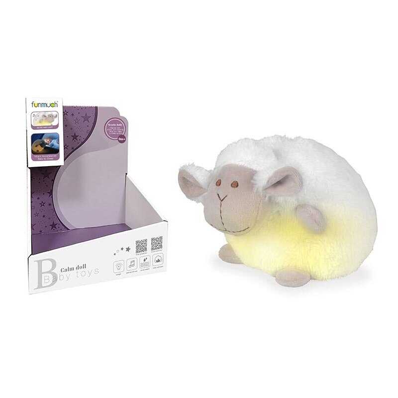 Нічник FM 999-25 (48) знімний блок, підсвічування, колискові мелодії, в коробці