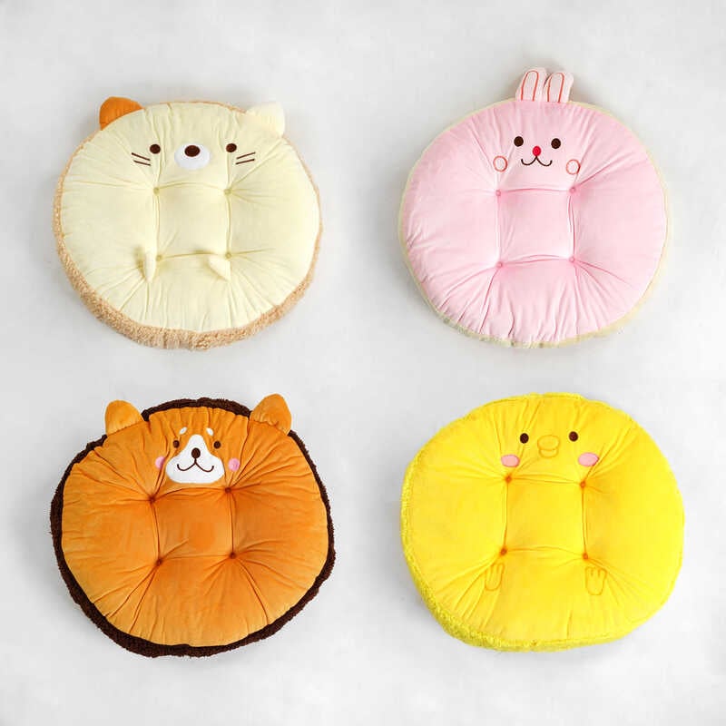 М’яке сидіння M 14598 (50) ВИДАЄТЬСЯ ТІЛЬКИ МІКС ВИДІВ,  на стілець, звірятко, діаметр 44 см