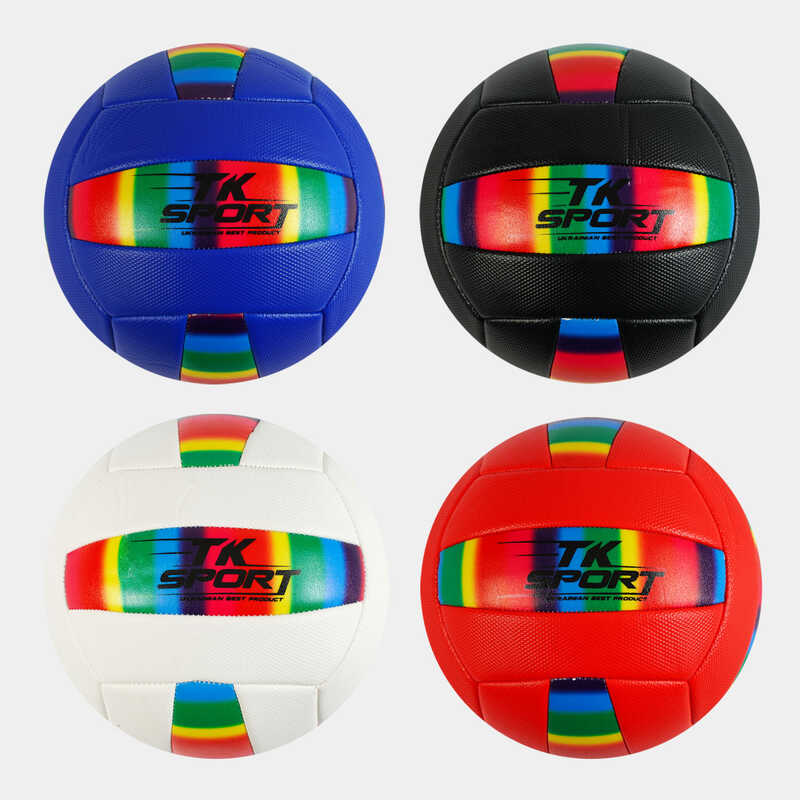 М`яч волейбольний M 48524 (60) "TK Sport", 4 види, матеріал м`який PVC, вага 280-300 грамів, розмір №5, ВИДАЄТЬСЯ ТІЛЬКИ МІКС ВИДІВ