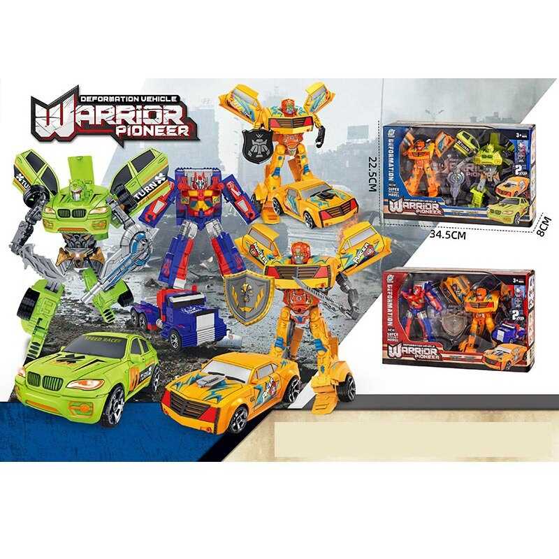 Набір трансформерів 339-52 (36/2) 2 види, 2 роботи-машинки, зброя, в коробці