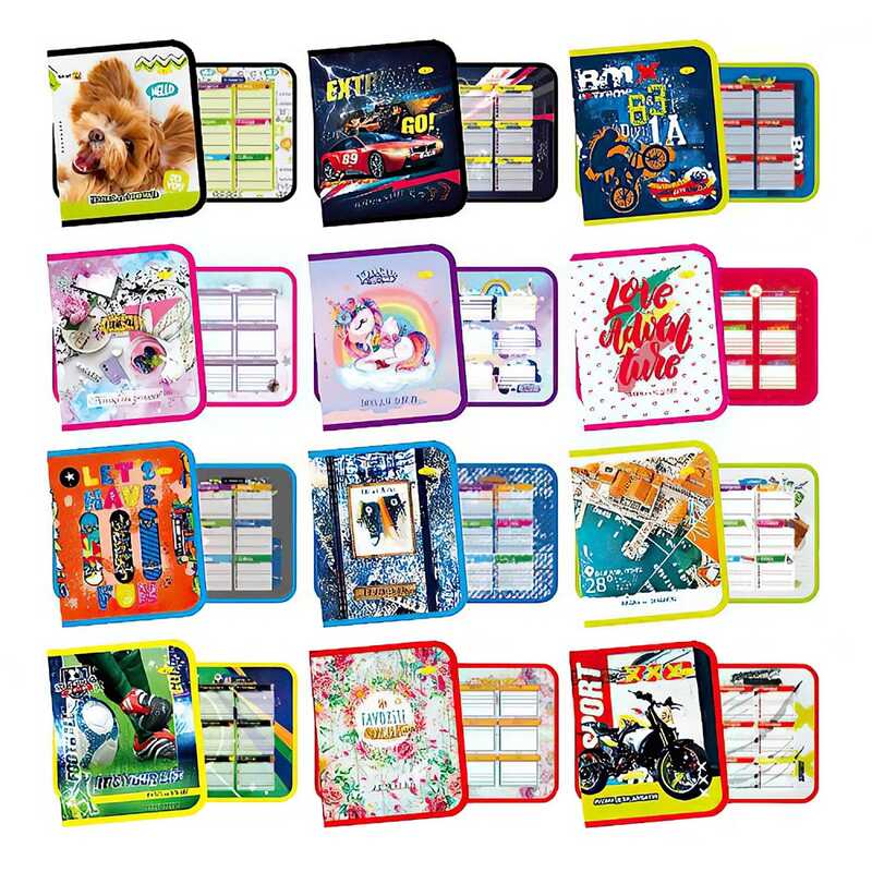 гр Папка для зошитів В-5 ПШ-01 (48) 6 видів, на блискавці "Апельсин" ВИДАЄТЬСЯ МІКС ВИДІВ