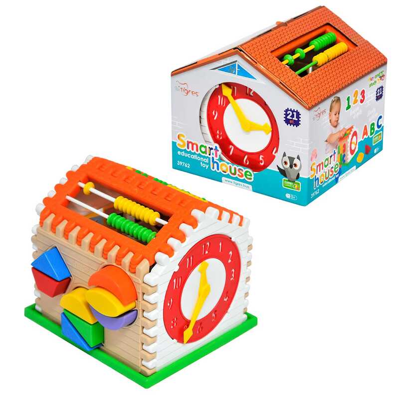 гр Розвиваючий будиночок "Smart house" 39762 (8) "Tigres", 21 елемент, в коробці