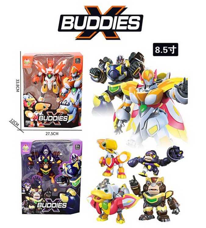 Трансформер XYW 137-3 (18) 2 види, розбирається на 2 фігурки, в коробці, ВИДАЄТЬСЯ МІКС