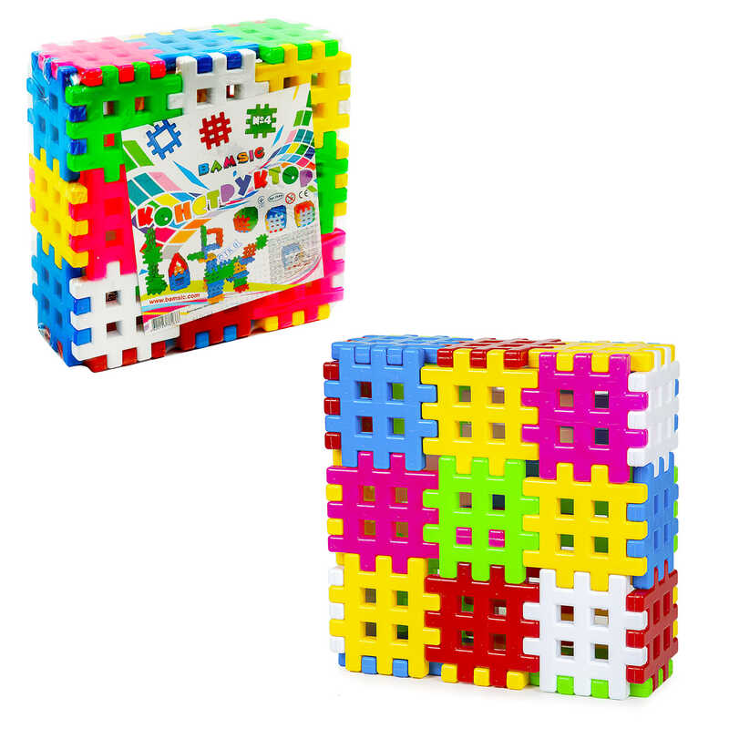 гр Конструктор-пазли 114/4 (4) "BAMSIC" 30 деталей, в плівці