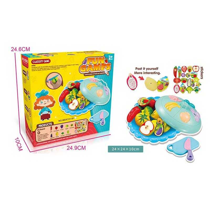 Набір продуктів MDX 131 B1 Штрих-402349 (36/2) ніж, дошка, продукти на магнітах, в коробці