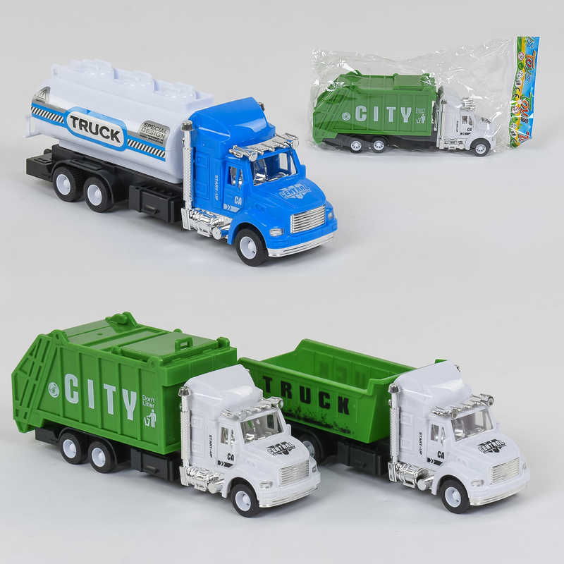 Спецтехніка 661-1 (168/2) 3 види, інерція, 1шт в пакеті