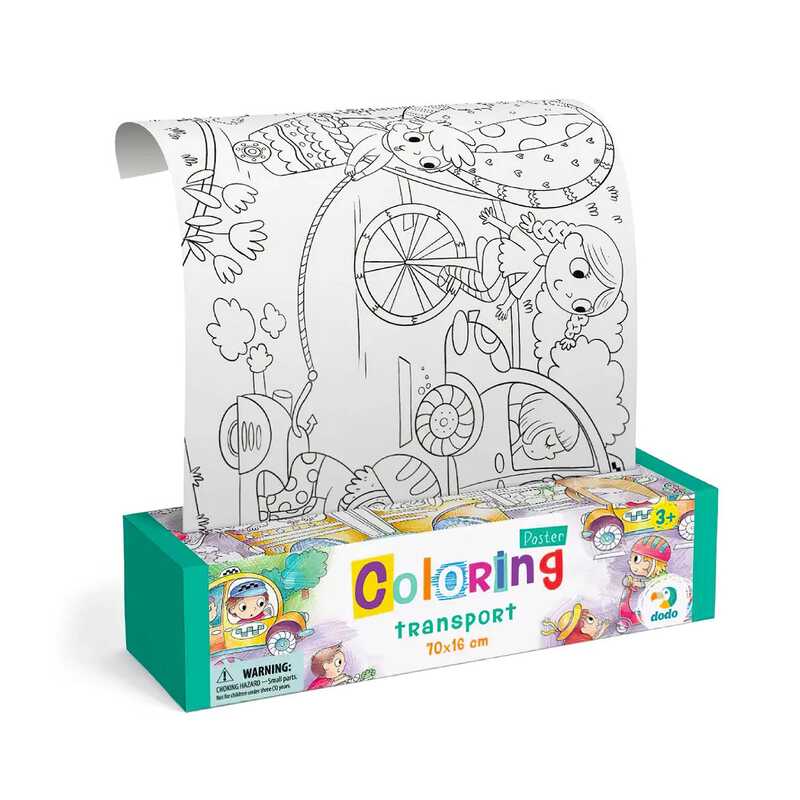 гр Розмальовка "Транспорт" 300326 (60) "Dodo" 70х16см, в коробці