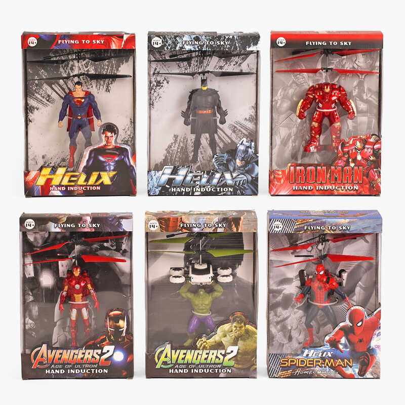 Літаючий Герой CX 22 G / 23G / 24G / 26G / 27G (72/2) 6 видів, сенсорне керування, акум., зарядка USB, підсвічування, в коробці, ВИДАЄТЬСЯ ТІЛЬКИ МІКС ВИДІВ