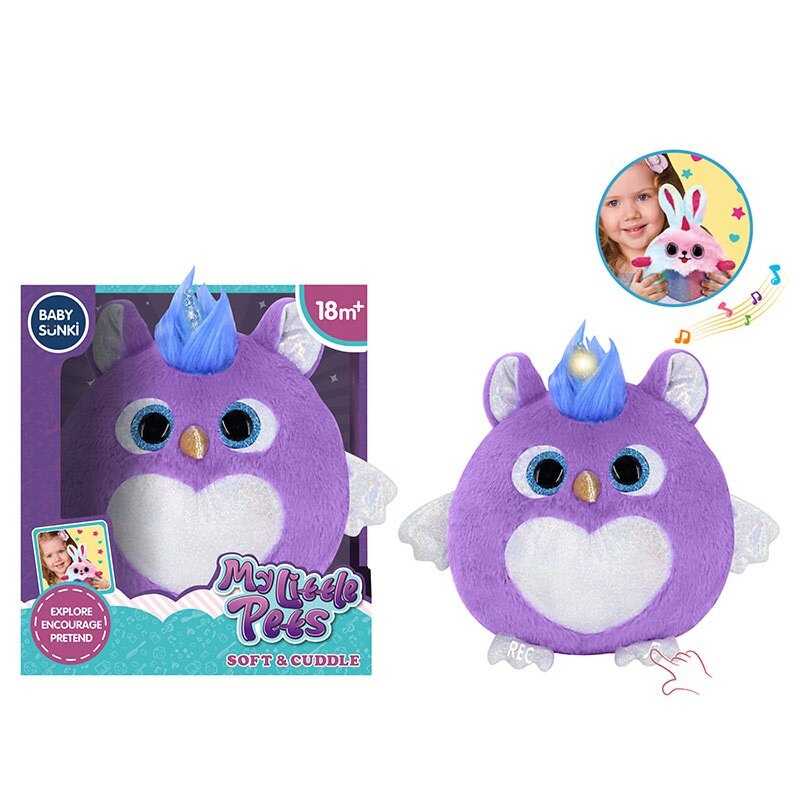 Інтерактивна іграшка 1929-3 (24) “Казкова тваринка”, підсвічування, запис голосу, мелодії, окастик, в коробці