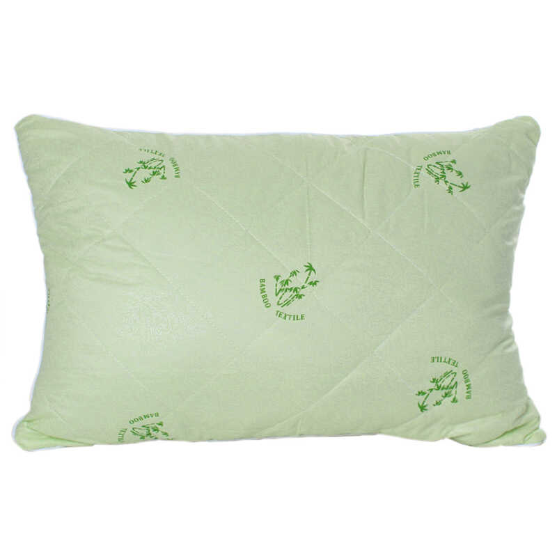 гр Подушка "Бамбук Класик" 4010102 стьоб мікрофібра, штучне бамбукове волокно, 50*70 см., кольорова (1) "Homefort"