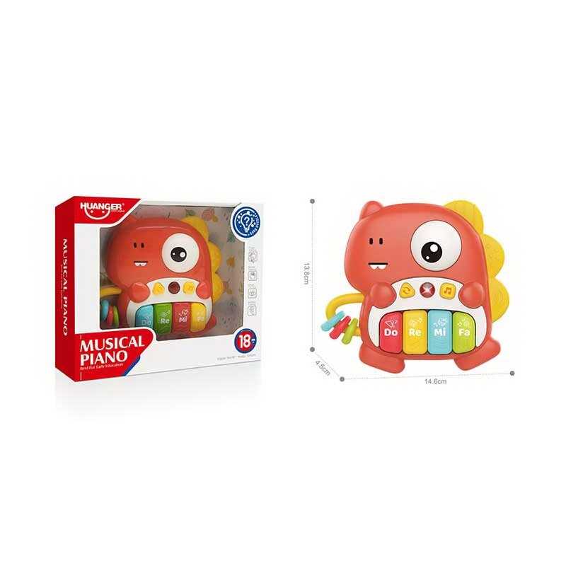 Піаніно HE 0550 (48) на батарейках, підсвітка, музика, режими роботи, піаніно, ноти, в коробці