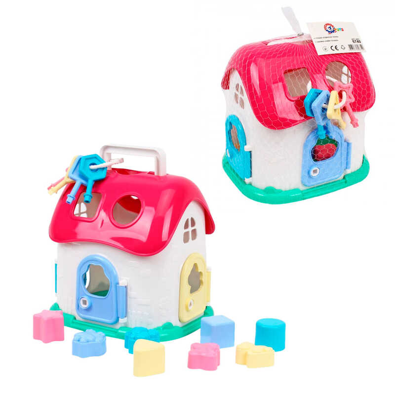 гр Іграшка "Будиночок" 6740 (4) "Technok Toys", сортер, у сітці