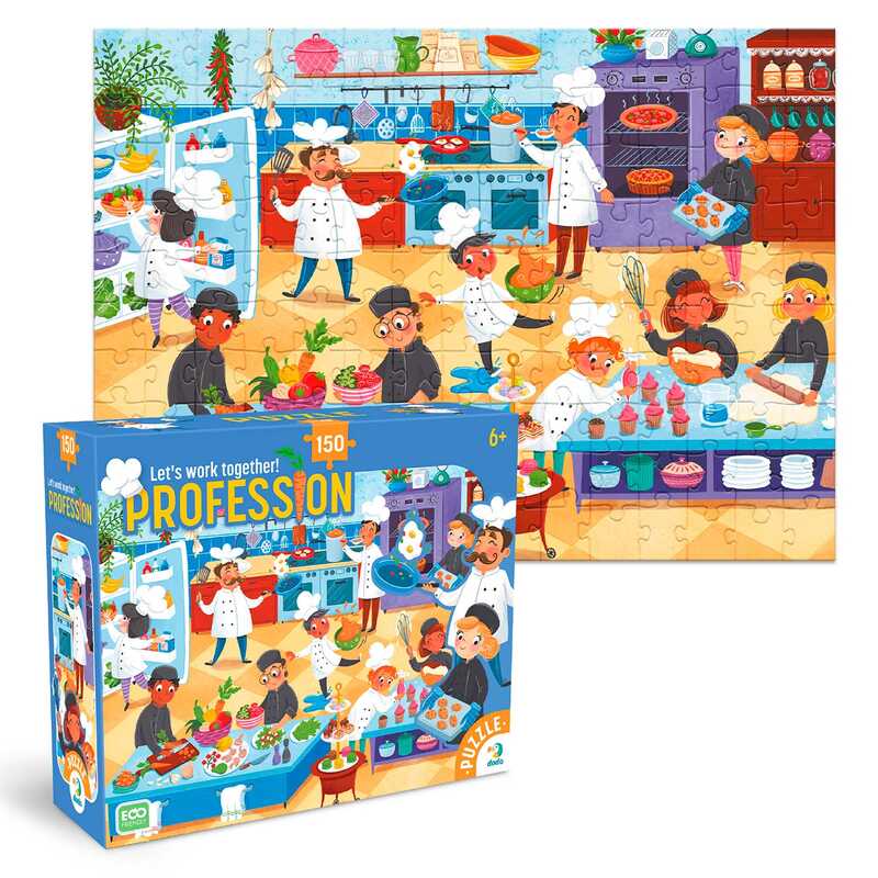 гр Пазл "Професії. Повар" 300700 (12) "DoDo"