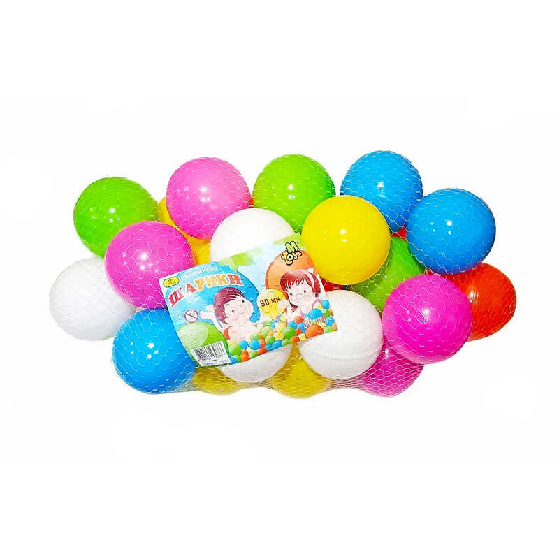 гр Кульки "90мм м'які" 30 шт. 19106 (6) "M-TOYS"