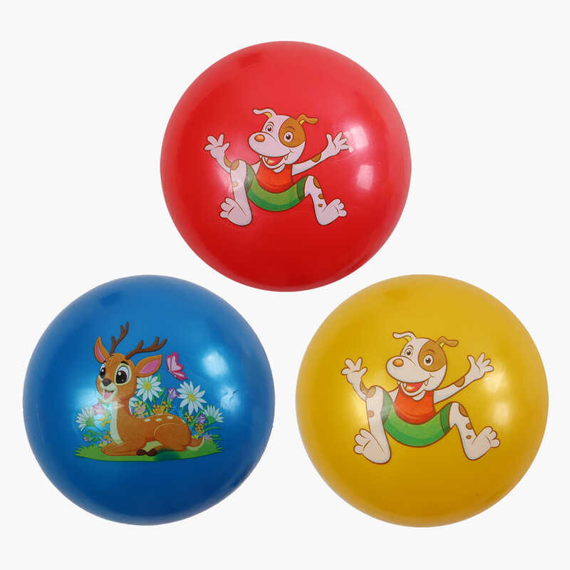 М`яч гумовий C 72531 (500) діаметр - 21 см, в пакеті, ВИДАЄТЬСЯ ТІЛЬКИ МІКС ВИДІВ