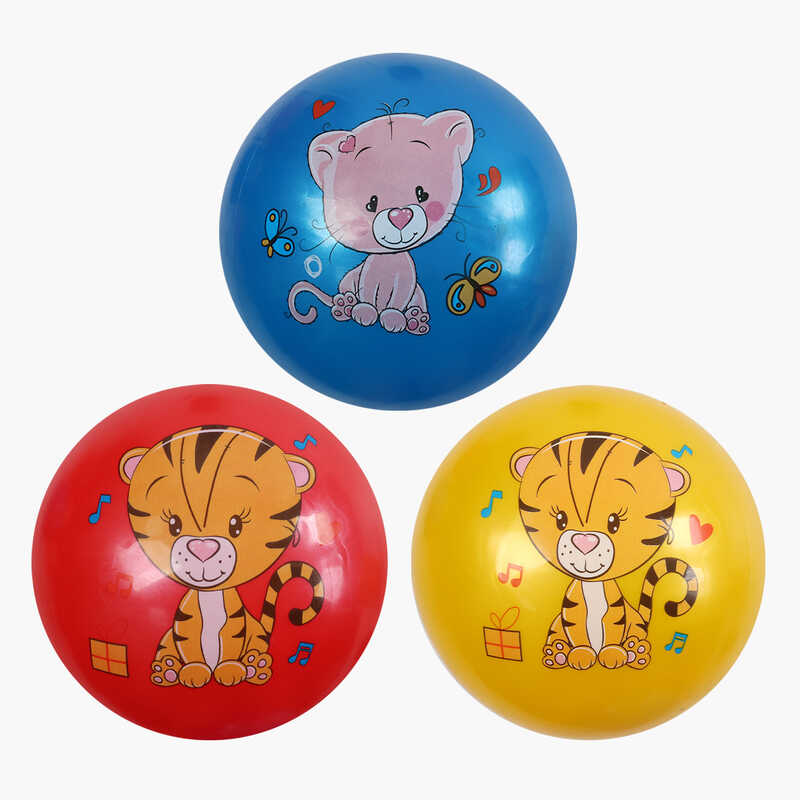 М`яч гумовий C 72533 (500) діаметр - 21 см, в пакеті, ВИДАЄТЬСЯ ТІЛЬКИ МІКС ВИДІВ