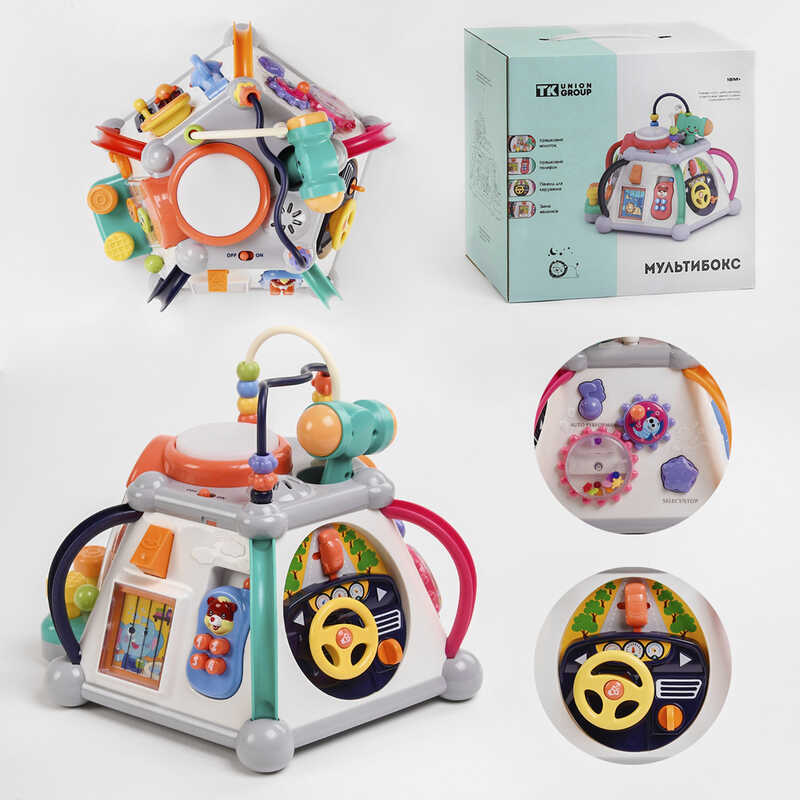 Музичний мультибокс ТК 806 (12/2) "TK Group", піраміда-логіка, звук, світло, в коробці