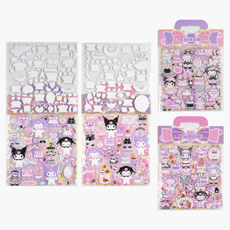 Наліпки C 69389 (480) 2 види, 3-D наліпки, в пакеті